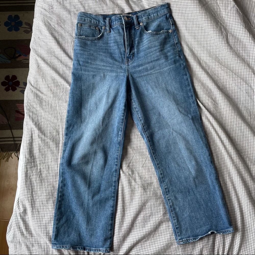 Madewell slim wide-leg jeans